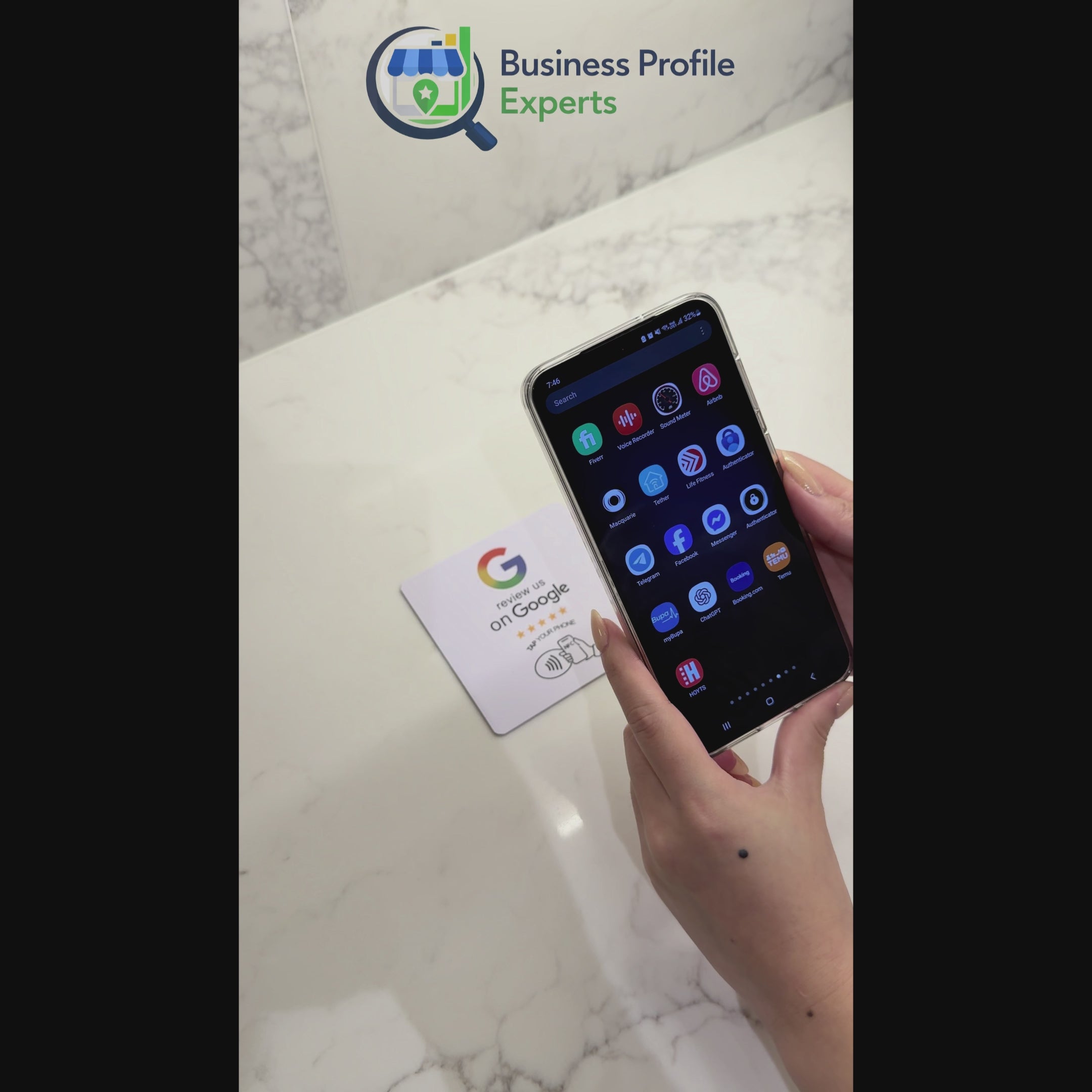 Google Review NFC Plaque